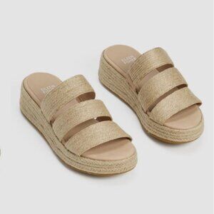 *NIB* EILEEN FISHER MAYLA JUTE ESPADRILLE SLIP ON SANDAL_$185_sz 9